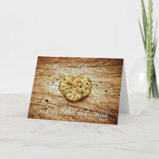 Ich bin meine geliebte - Scripturenkarte Dankeskarte