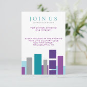 ICH BIN MEINE Jüdische Hochzeitspartkarte VON BELO Einladung (Stehend Vorderseite)