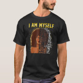 Ich bin meine schwarze Geschichte Königin Melanin  T-Shirt (Vorderseite)