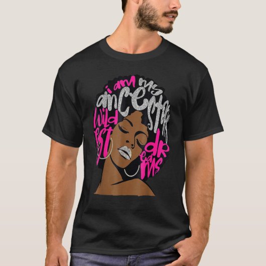 Ich bin meine Vorfahren träumen Hot Pink Bubblegum T-Shirt (Vorderseite)