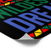 Ich bin meine Vorfahren Wildest Dream Black Histor Poster (Ecke)