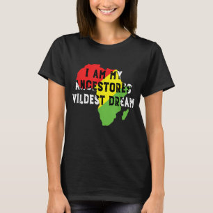 Ich bin meine Vorfahren Wildest Dream Women Black T-Shirt