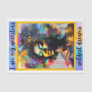 Ich bin meine Vorfahren wildesten Träume Seidenpapier