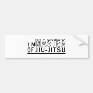 Ich bin Meister von Jiu-Jitsu Autoaufkleber
