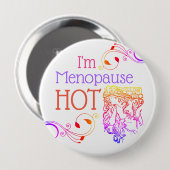Ich bin Menopause-Hotbutton Button (Vorne & Hinten)