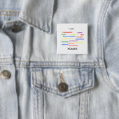 Ich bin menschlich button (Beispiel)