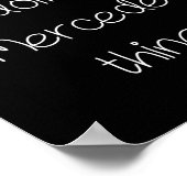 Ich bin Mercedes, der lustige Dinge macht, Frauen Poster (Ecke)
