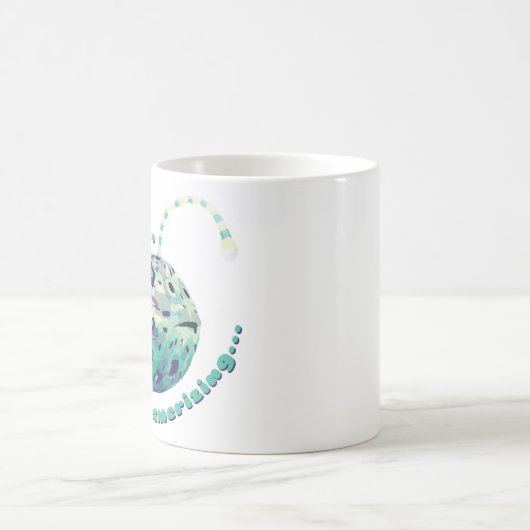 Ich bin Mesmerisierend... Der Puffer-Lampe-Fisch r Kaffeetasse (Mittel)
