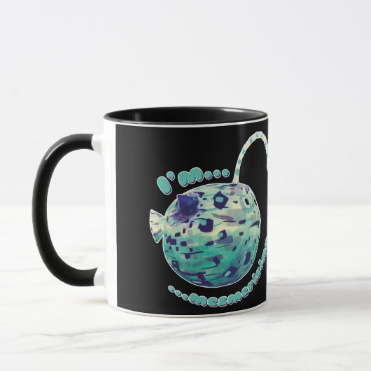 Ich bin Mesmerisierend... Der Puffer-Lampe-Fisch r Tasse (Links)