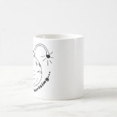 Ich bin Mesmerisierend... Die Puffer-Lampe-Fisch r Kaffeetasse (Mittel)
