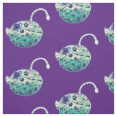 "Ich bin Mesmerisierend..." Die Puffer-Lampe-Fisch Stoff (Muster)