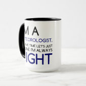 ICH BIN METEOROLOGE TASSE (Vorderseite Links)