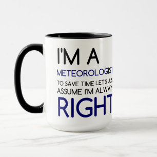 ICH BIN METEOROLOGISTIN TASSE