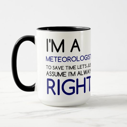 ICH BIN METEOROLOGISTIN TASSE (Links)