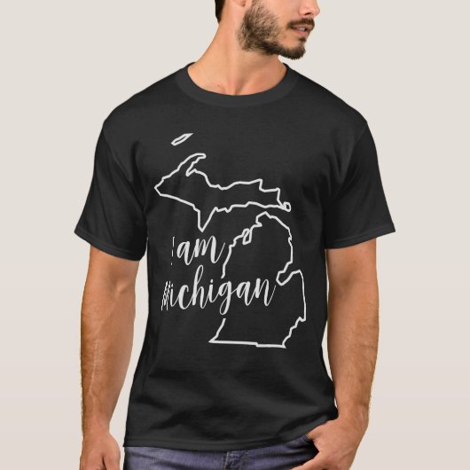 ICH BIN Michigan Herren T-Shirt (Vorderseite)