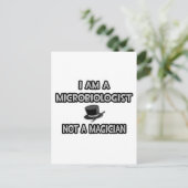 Ich bin Mikrobiologe... Nicht ein Magier Postkarte (Stehend Vorderseite)