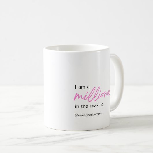 Ich bin Millionär in der Making Coffee Tasse (VorderseiteRechts)