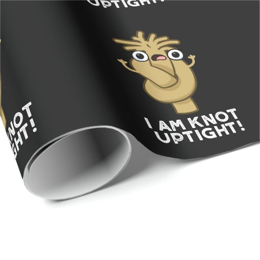 Ich bin mir bewusst, hochgespannt Funny Rope Puff Geschenkpapier (Rolleneckpunkt)