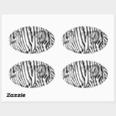 Ich bin mir bewusst_ ovaler aufkleber (Blatt)