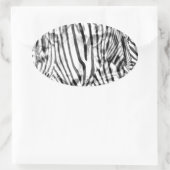 Ich bin mir bewusst_ ovaler aufkleber (Tasche)