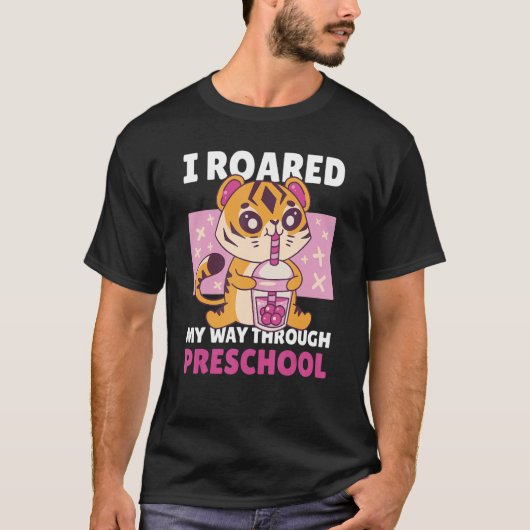 Ich bin mir durch die Vorschule geritten T-Shirt (Vorderseite)
