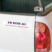 Ich bin mit Al Autoaufkleber (Auf Lkw)