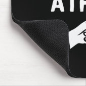 Ich bin mit Athena lustiges Halloween-Passform-Kos Mousepad (Ecke)
