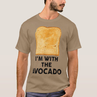 Ich bin mit Avocado Kids Adult Toast Halloween Cos T-Shirt