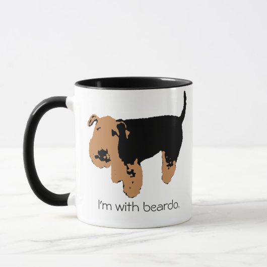 Ich bin mit Beardo Tasse (Links)