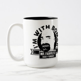 Ich bin mit Bomar - große Ol Kaffee-Tasse Zweifarbige Tasse