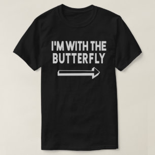 Ich bin mit Butterfly einfach Halloween Matching P T-Shirt