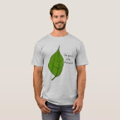 Ich bin mit Chlorophyll grün T-Shirt (Vorne ganz)