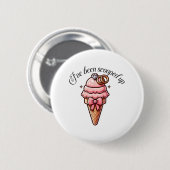 Ich bin mit Coquette B ins Brautparty geschossen w Button (Vorne & Hinten)