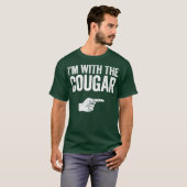 Ich bin mit Cougar-Matching-Cougar-Kostüm T-Shirt (Vorne ganz)