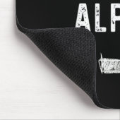 Ich bin mit dem Alpaka Lustiger Halloween Paarkost Mousepad (Ecke)