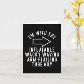 Ich bin mit dem aufblasbaren, wackeligen Wellenarm Karte (Gelbe Blume)