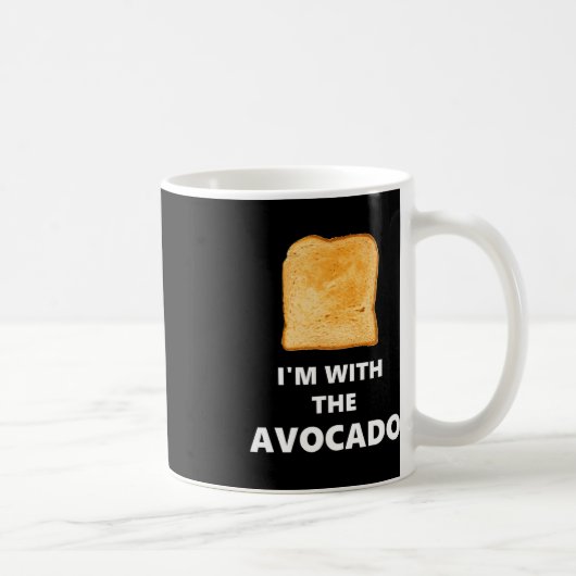 Ich bin mit dem Avocado Toast Halloween-Kostüm Kaffeetasse (Rechts)