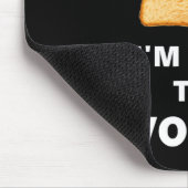 Ich bin mit dem Avocado Toast Halloween-Kostüm Mousepad (Ecke)