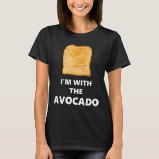 Ich bin mit dem Avocado Toast Halloween-Kostüm T-Shirt
