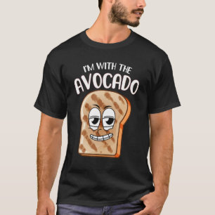 Ich bin mit dem Avocado Toast Halloween-Kostüm T-Shirt