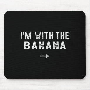 Ich bin mit dem Bananenkostüm passend faules Hallo Mousepad