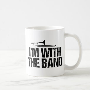 Ich bin mit dem Band Funny Trombone Player Kaffeetasse
