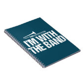 Ich bin mit dem Band Funny Trombone Player Notizblock (Rechte Seite)