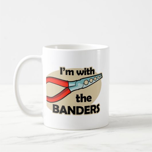 Ich bin mit dem Banders Kaffeetasse (Links)