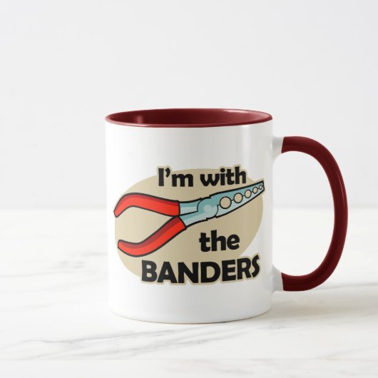 Ich bin mit dem Banders Tasse (Rechts)