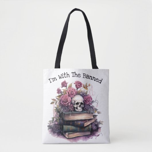 Ich bin mit dem Banned, Book Lover Tasche (Vorderseite)