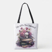 Ich bin mit dem Banned, Book Lover Tasche (Rückseite)