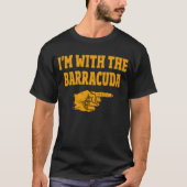Ich bin mit dem Barracuda Funny Couple Halloween T-Shirt (Vorderseite)