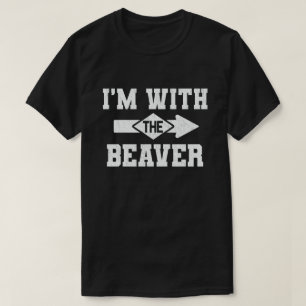 Ich bin mit dem Biber, der Halloween-Kostüm passt T-Shirt