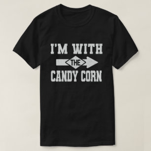 Ich bin mit dem Candy Corn Funny Couple Halloween T-Shirt